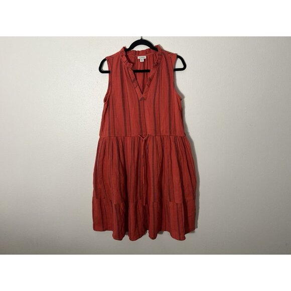 Sundance Adley Sea Coral Cotton Gauze Dress Size Petite Small. - Picture 1 of 10